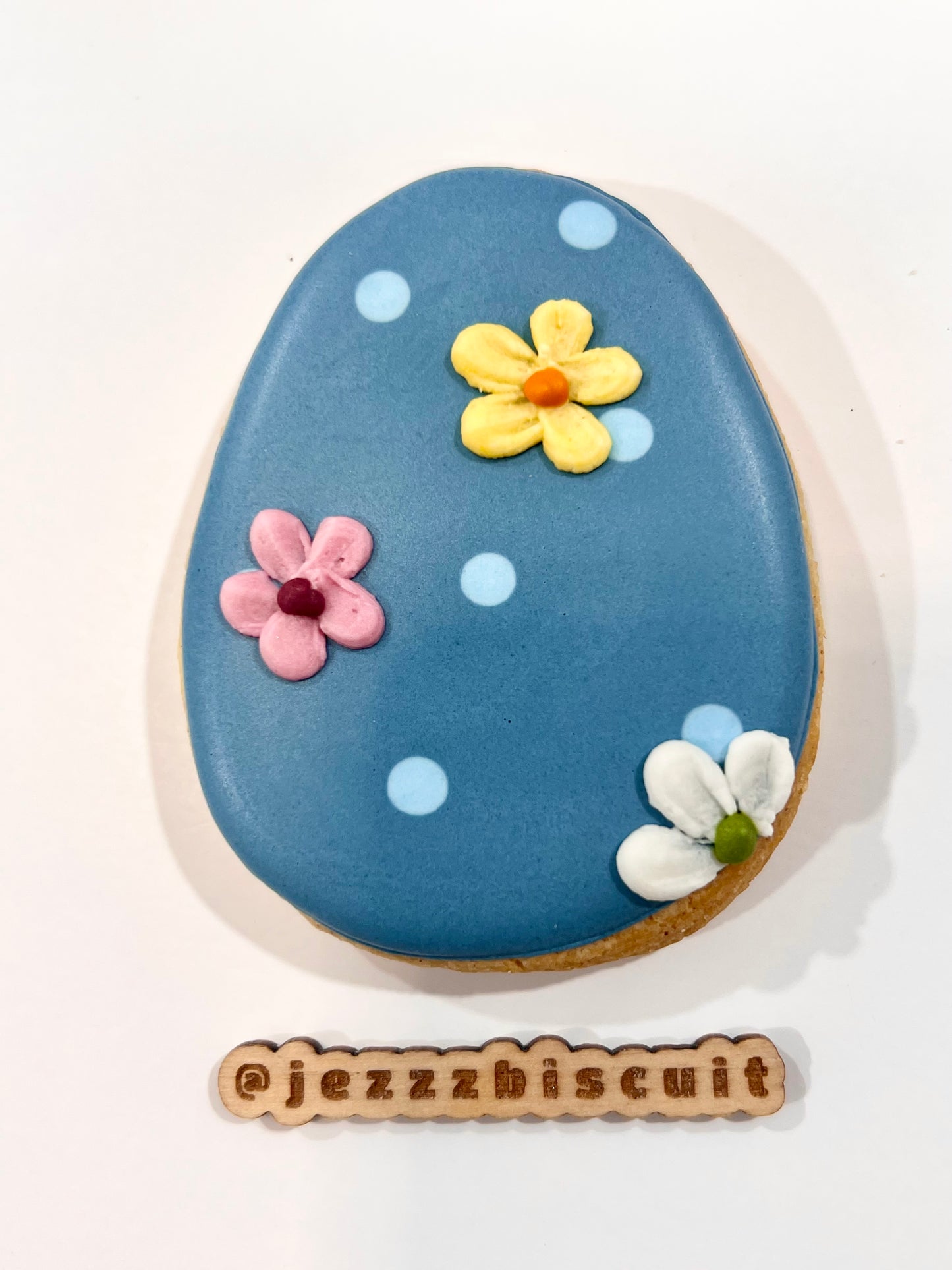 Biscuit - Oeuf fleuri