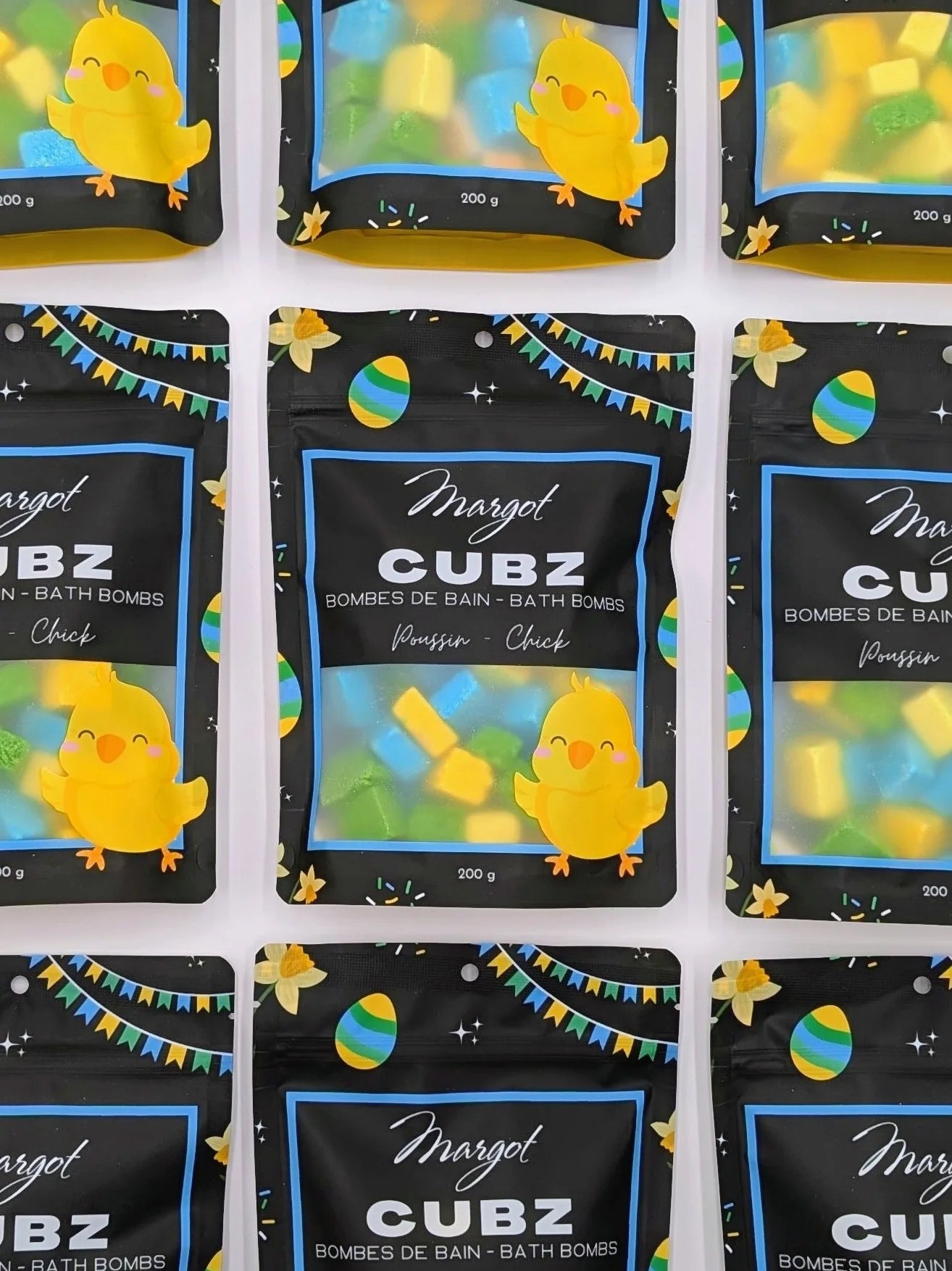 Cubz effervescents - Poussin