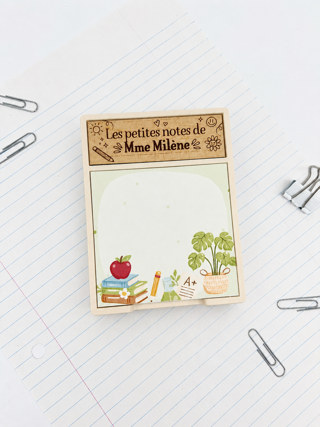 Support à notes autocollantes personnalisé