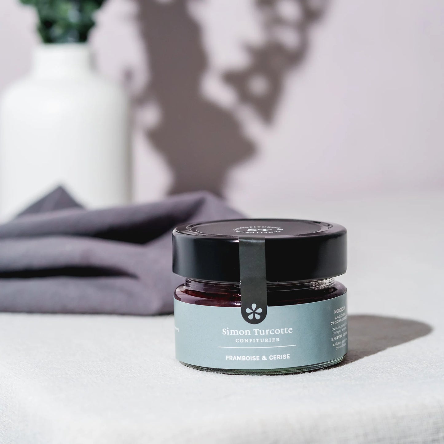 Confiture de framboise et cerise