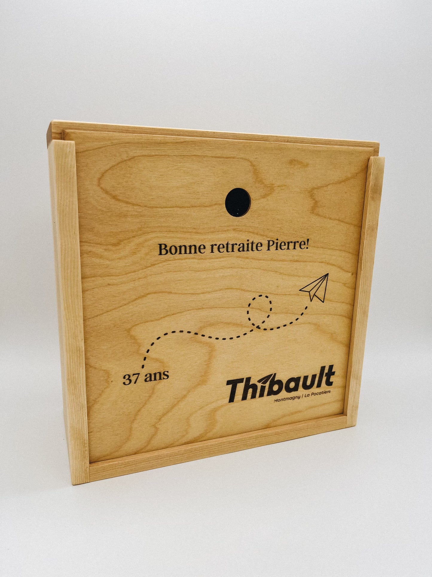 Boîte en bois personnalisée