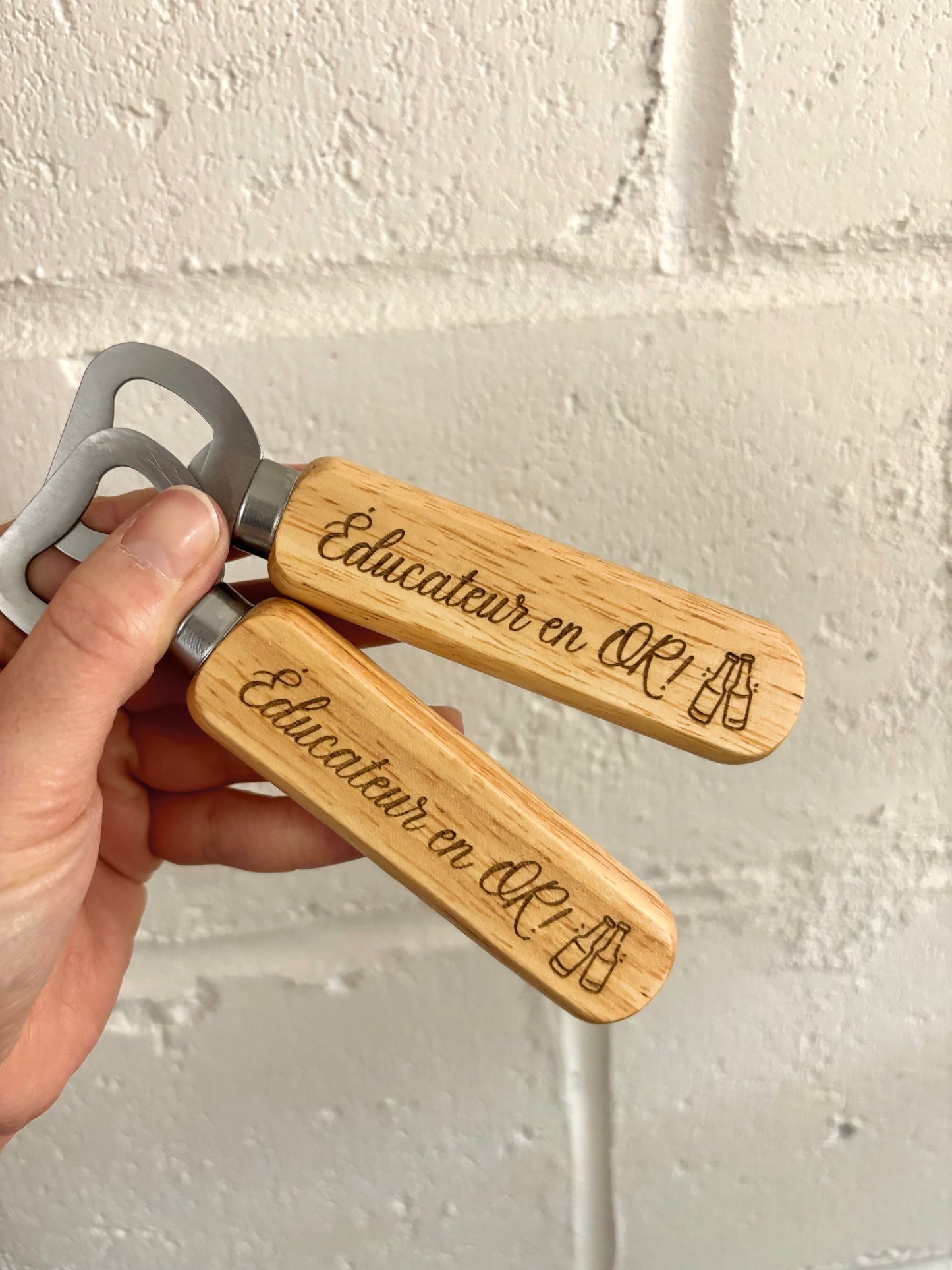 Ouvre bouteille personnalisé