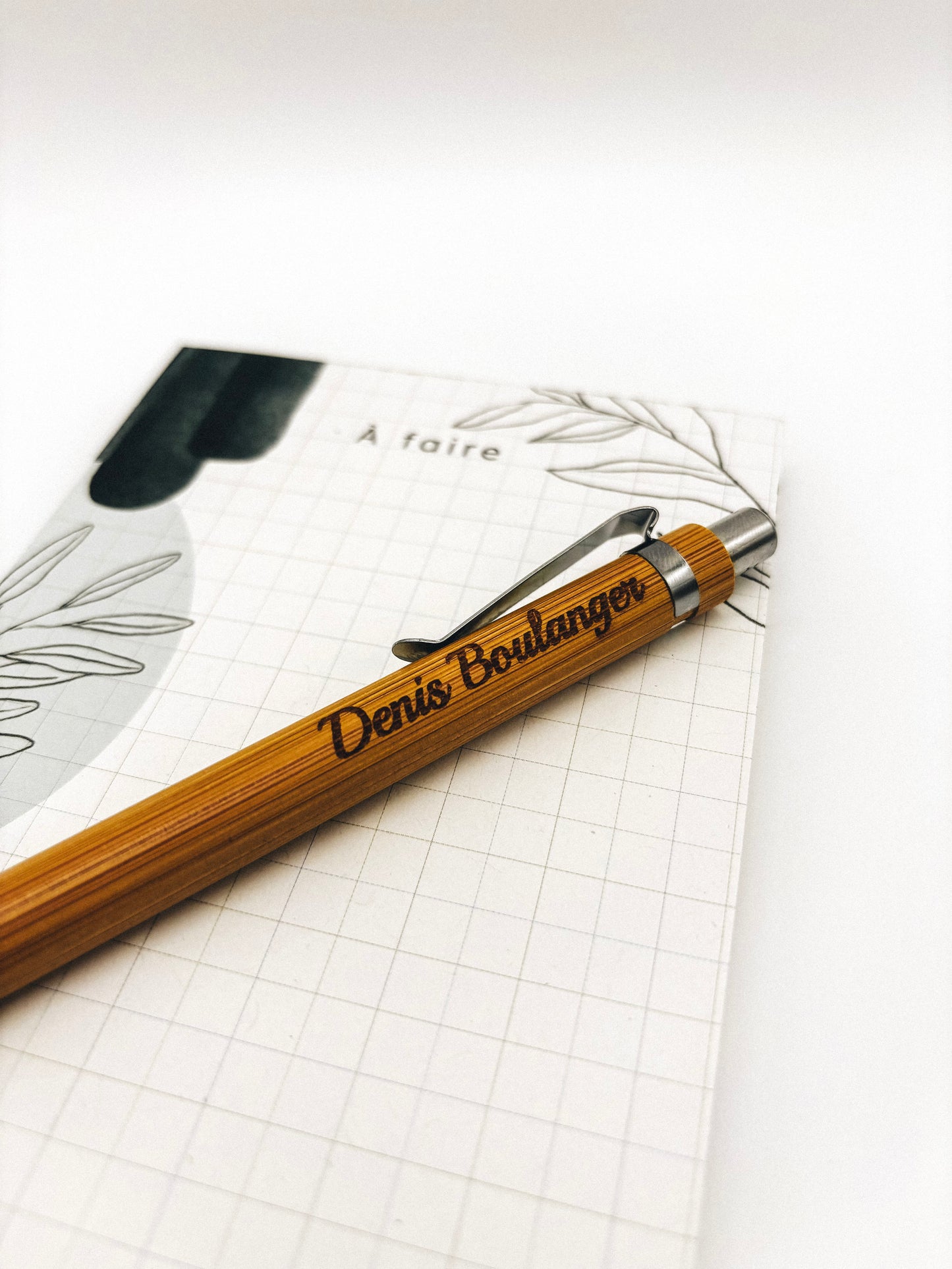 Stylo personnalisé - Bambou