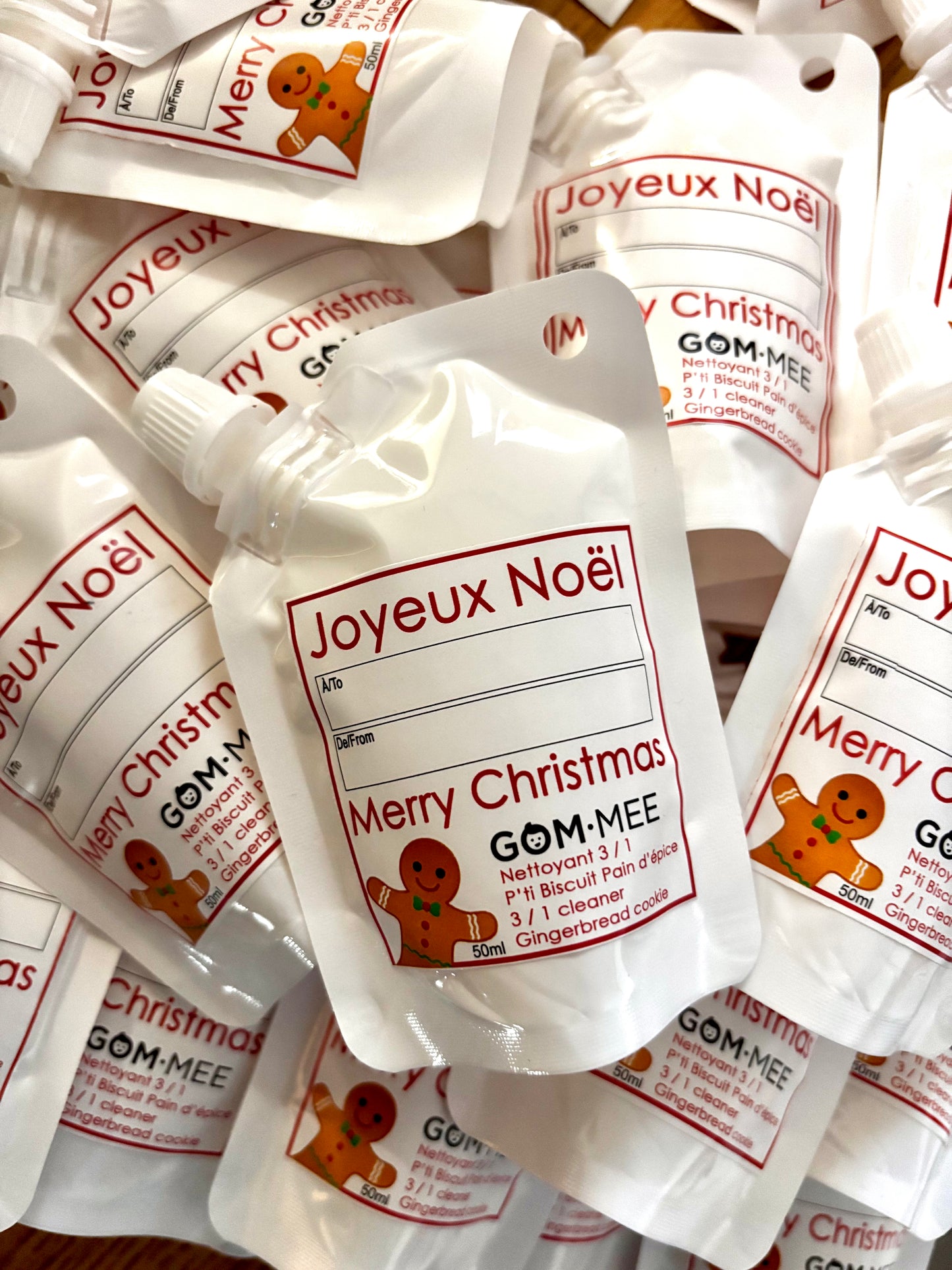 Nettoyant 3 en 1 - Étiquette pain d'épices