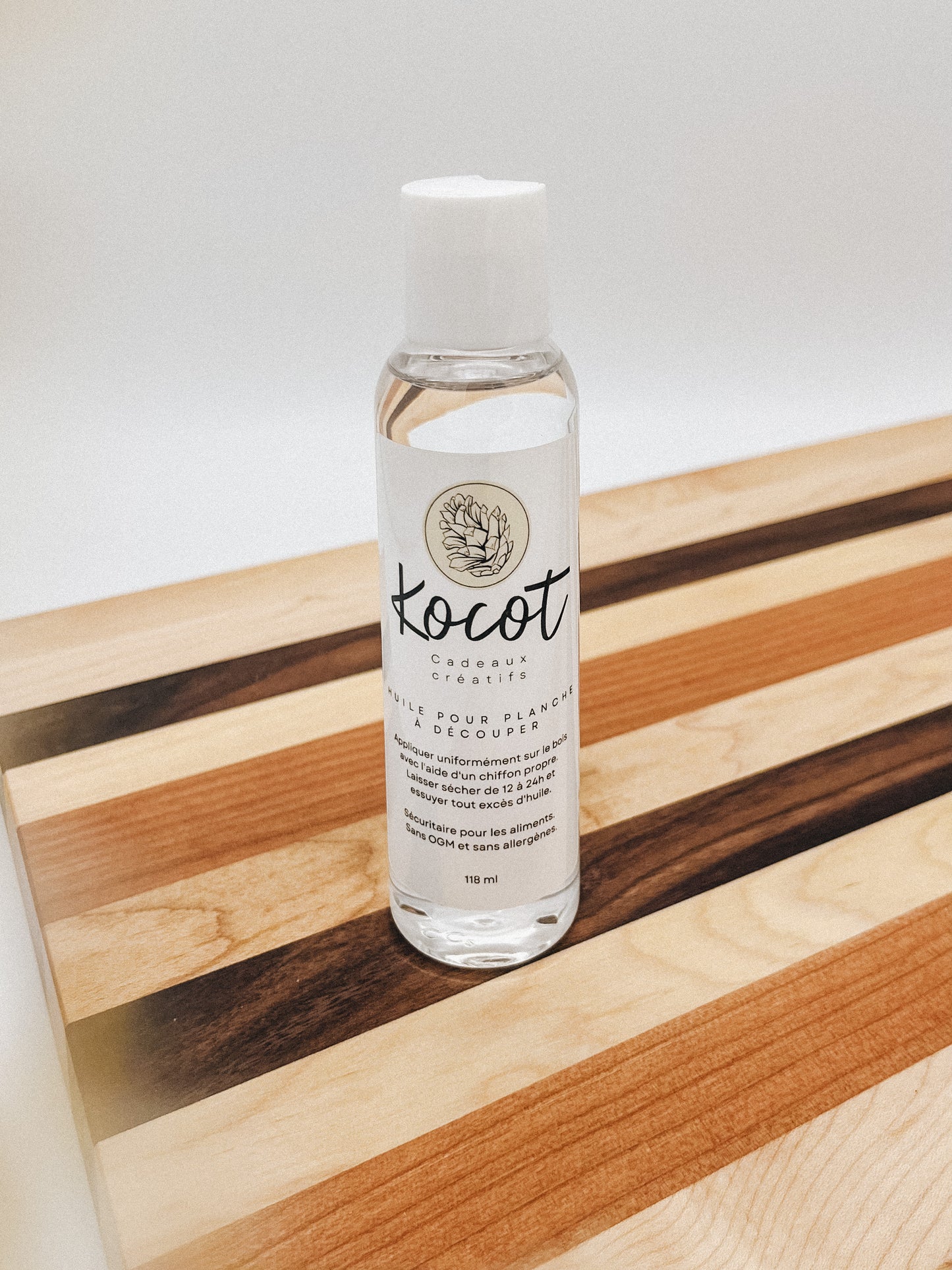 Huile pour planche à découper