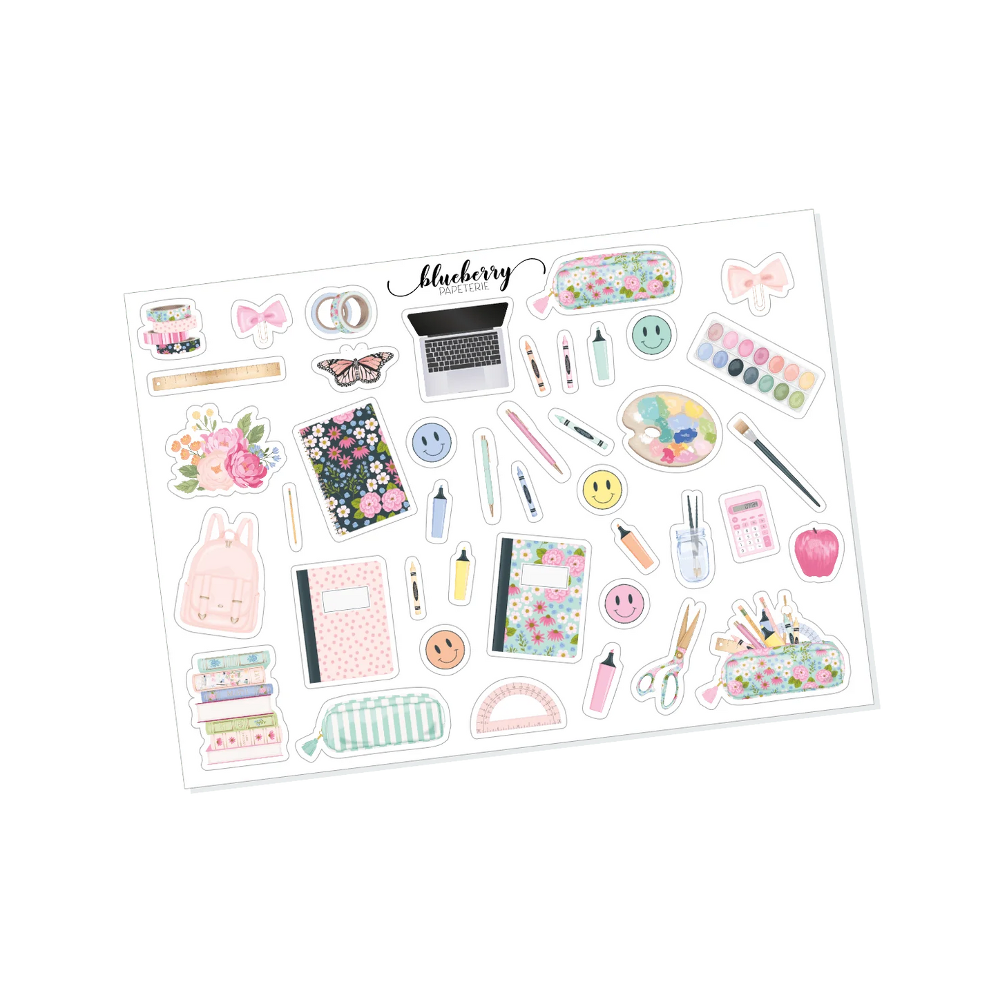 Autocollants - Miss papeterie - Transparent