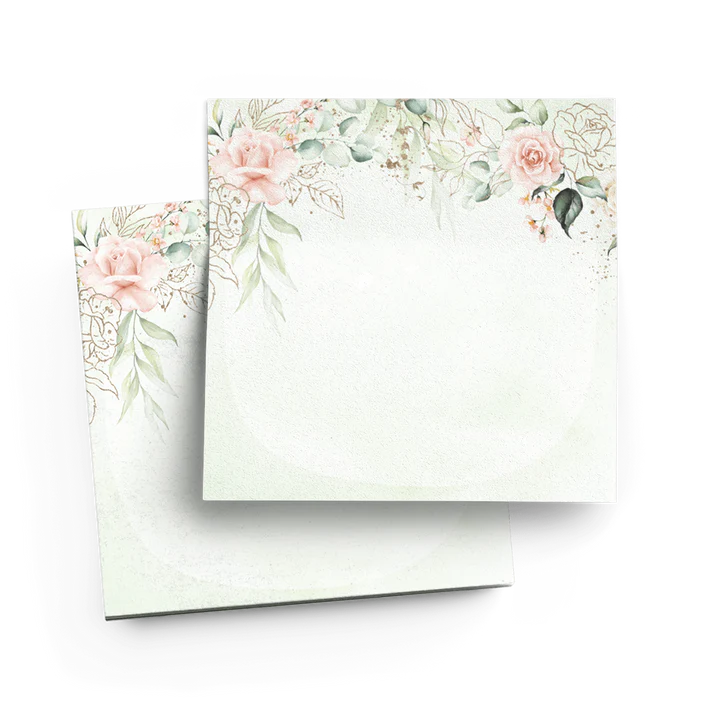 Bloc note autocollant - Jardin de roses