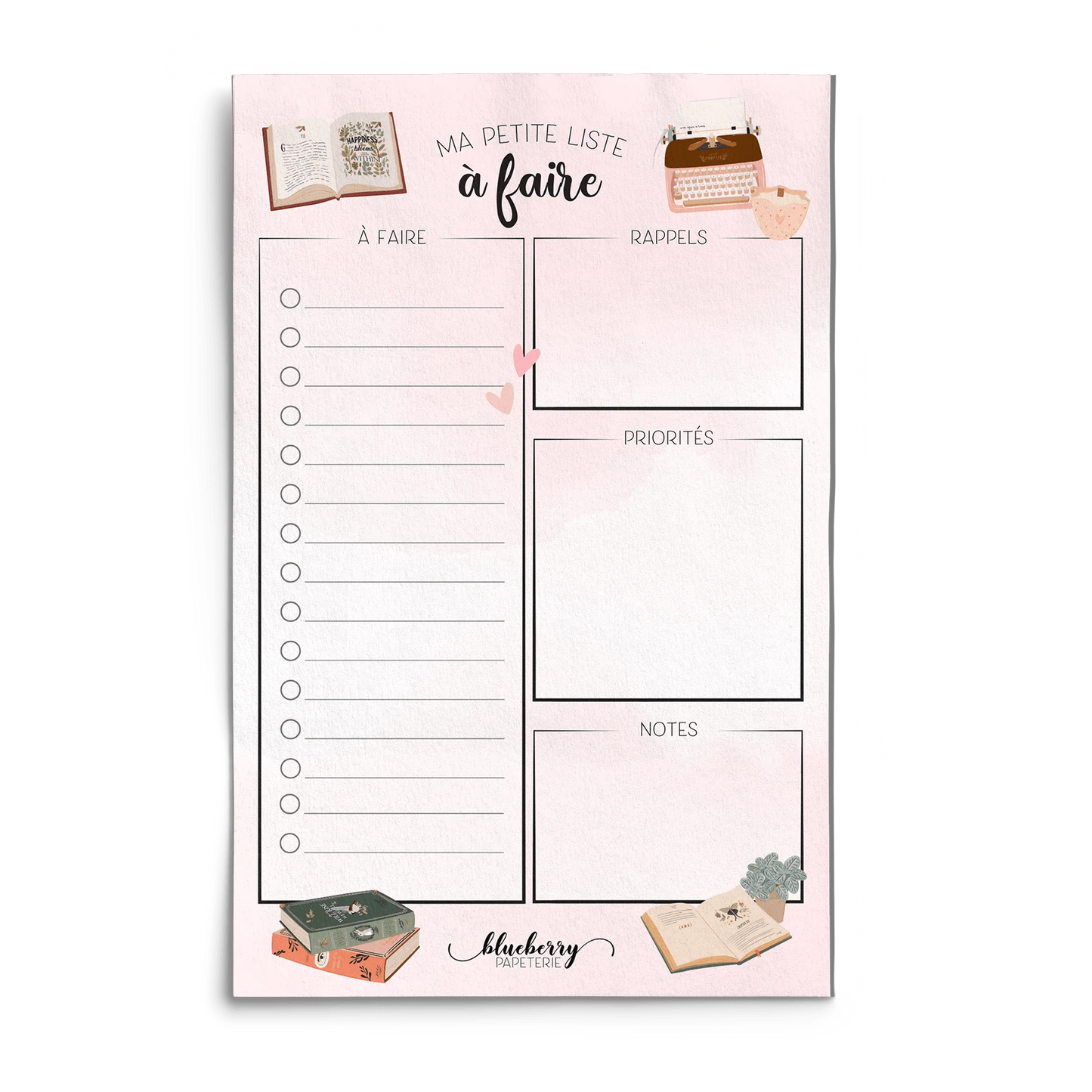 Bloc note - Librairie Blueberry