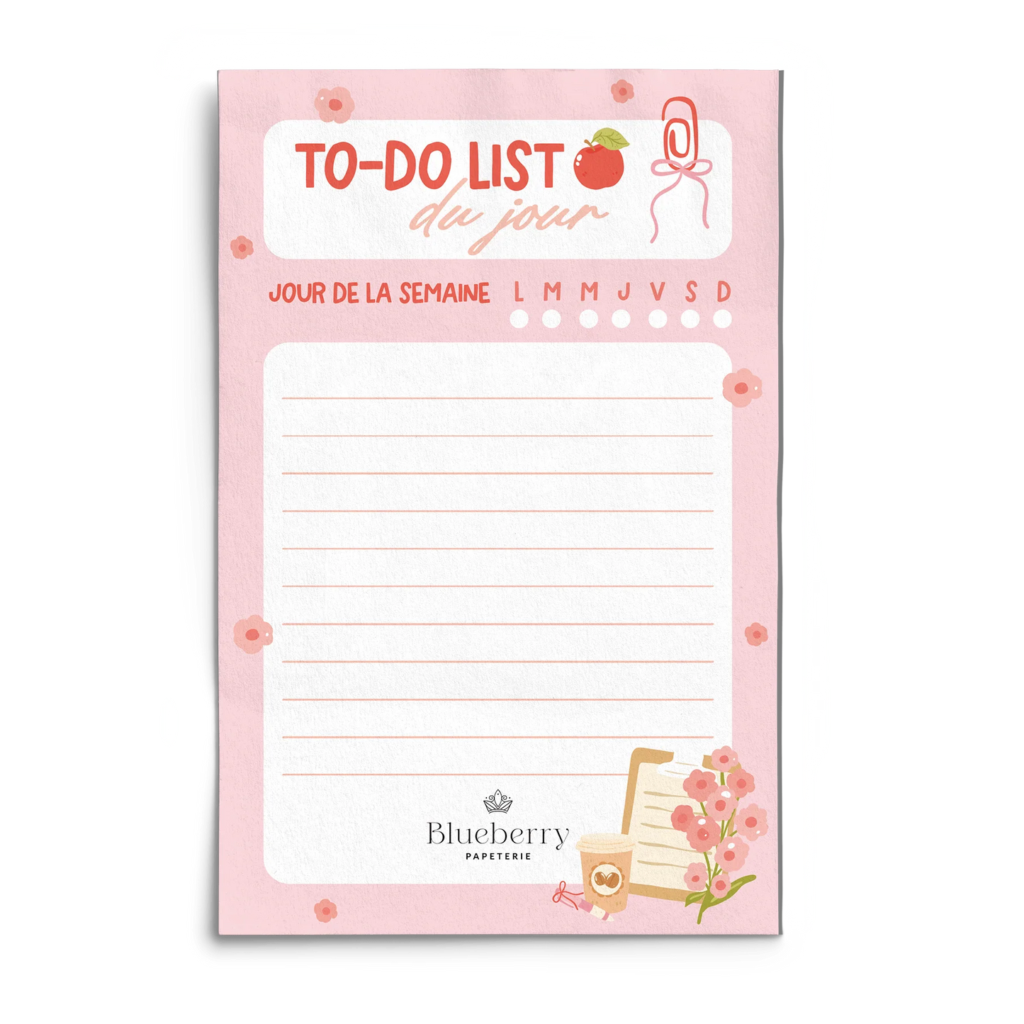 Bloc-note - To do pomme
