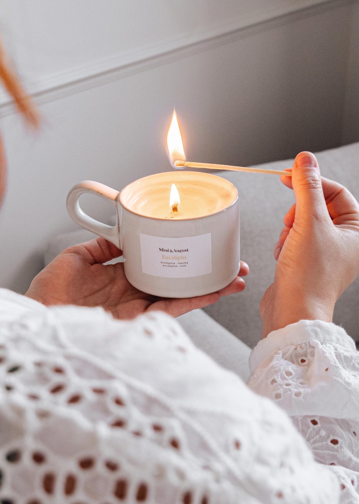 Bougie réutilisable 5.5 oz - Eucalipto