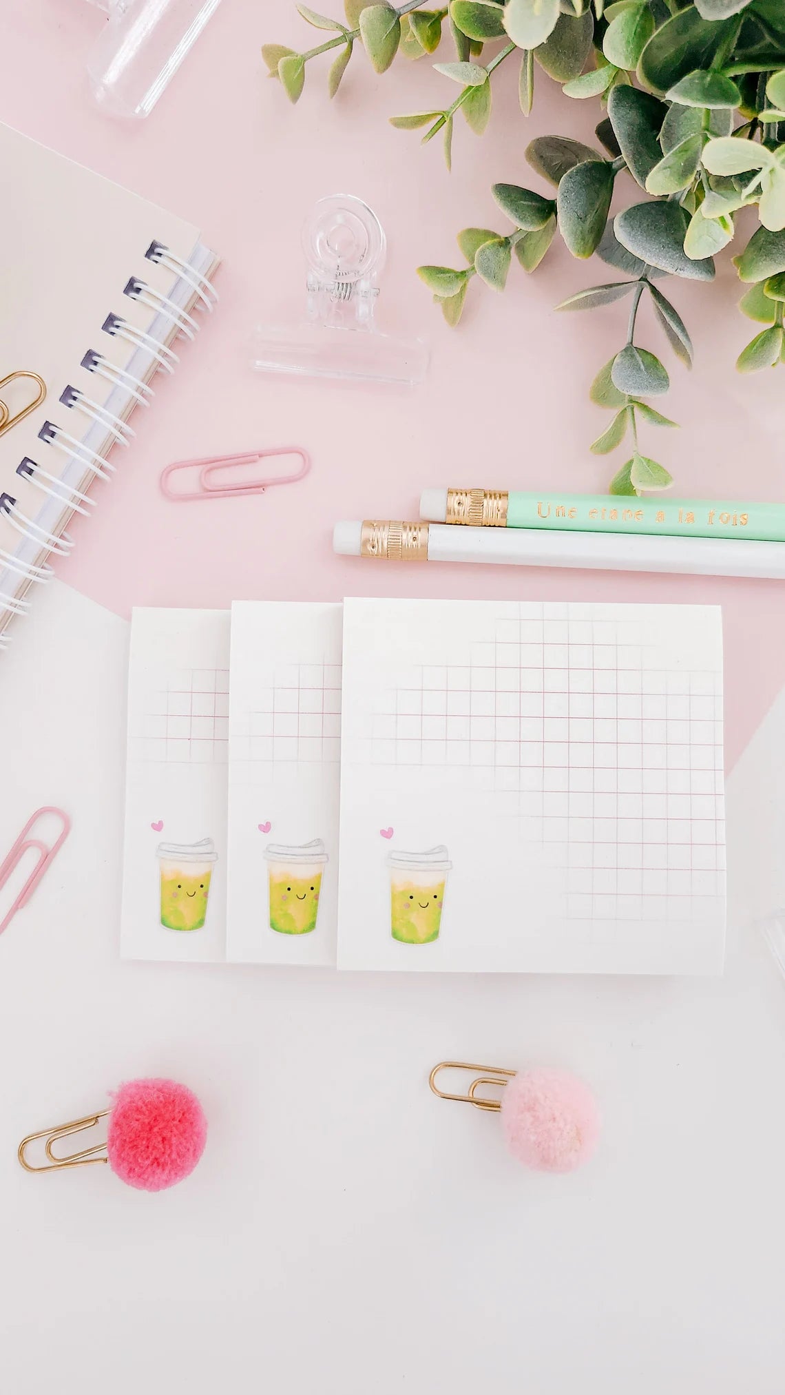 Notes autocollantes - Matcha