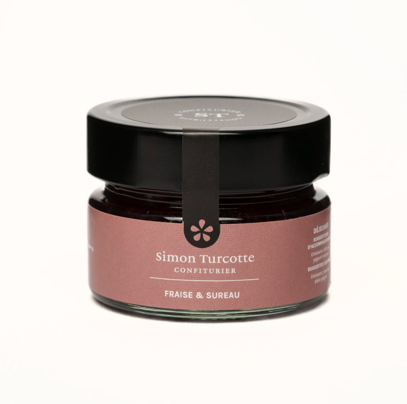 Confiture de fraise et sureau
