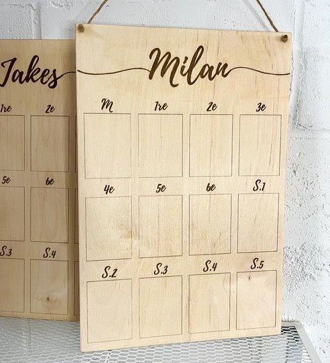 Panneau - Photos scolaires