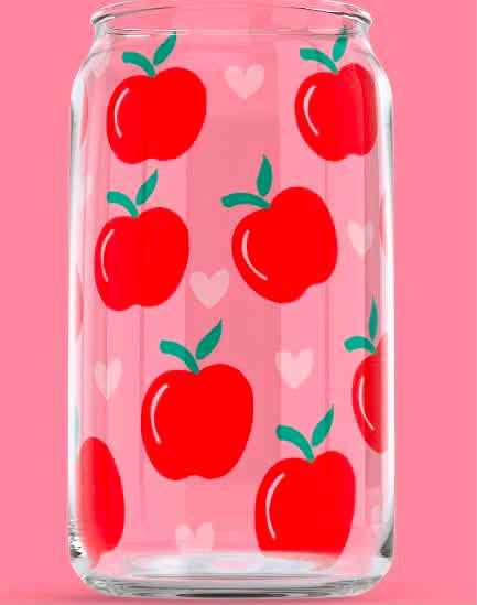 Verre personnalisé - Pommes