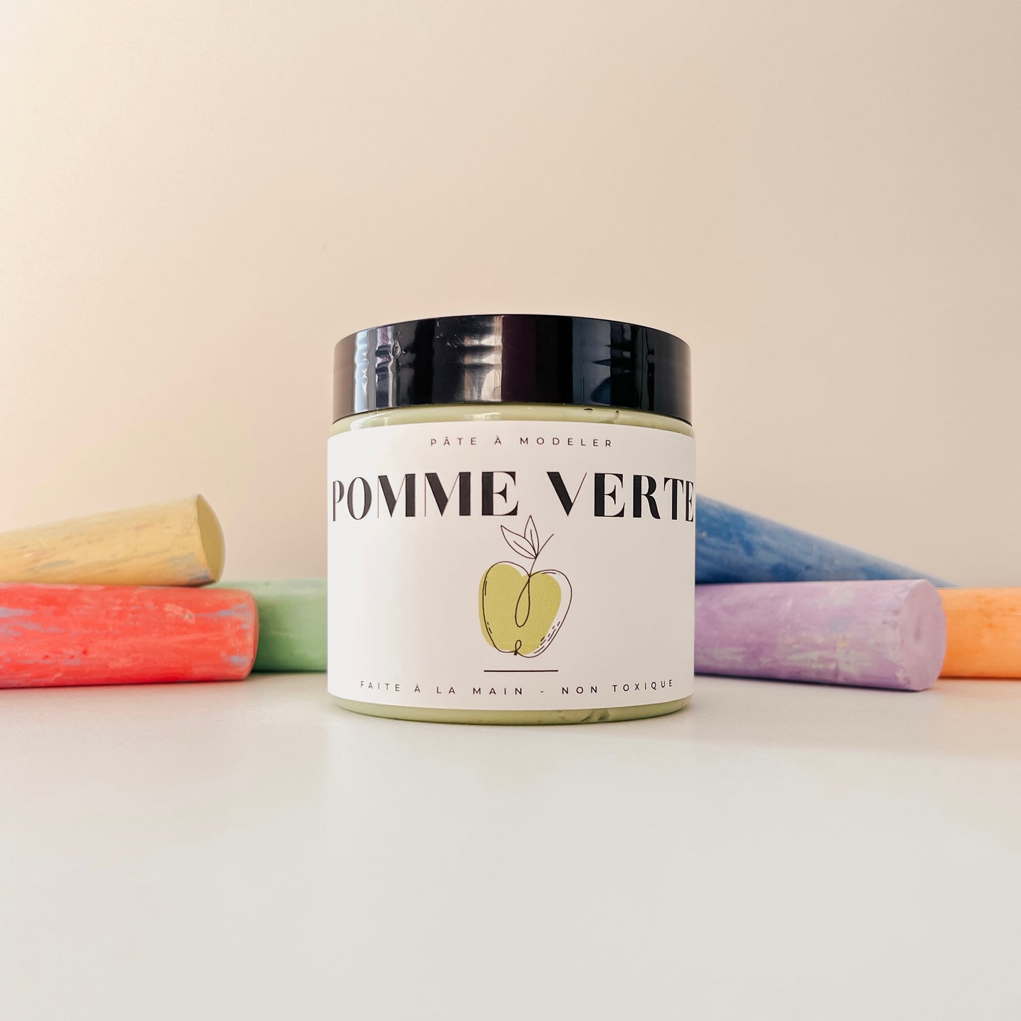 Pâte à modeler - Pomme verte