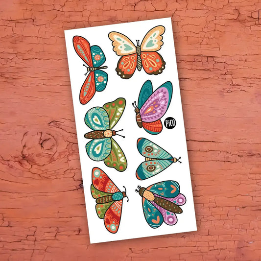 Tatouages - Les papillons colorés