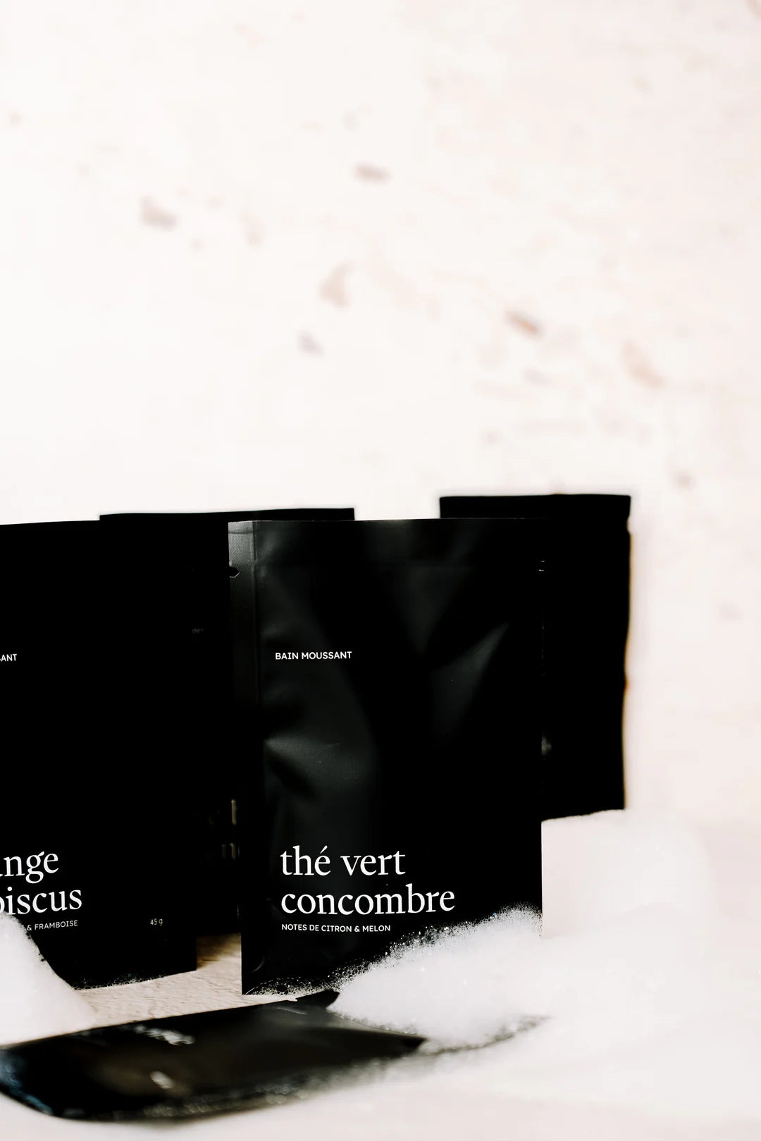 Bain moussant format individuel - Thé vert concombre