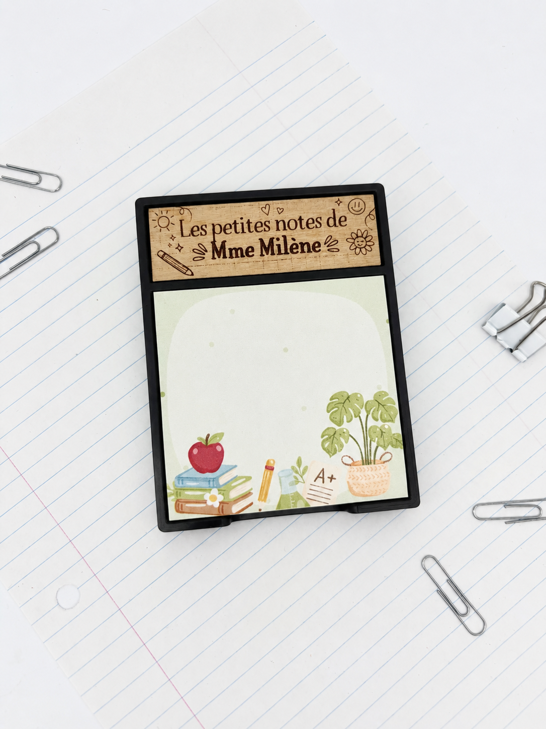 Support à notes autocollantes personnalisé