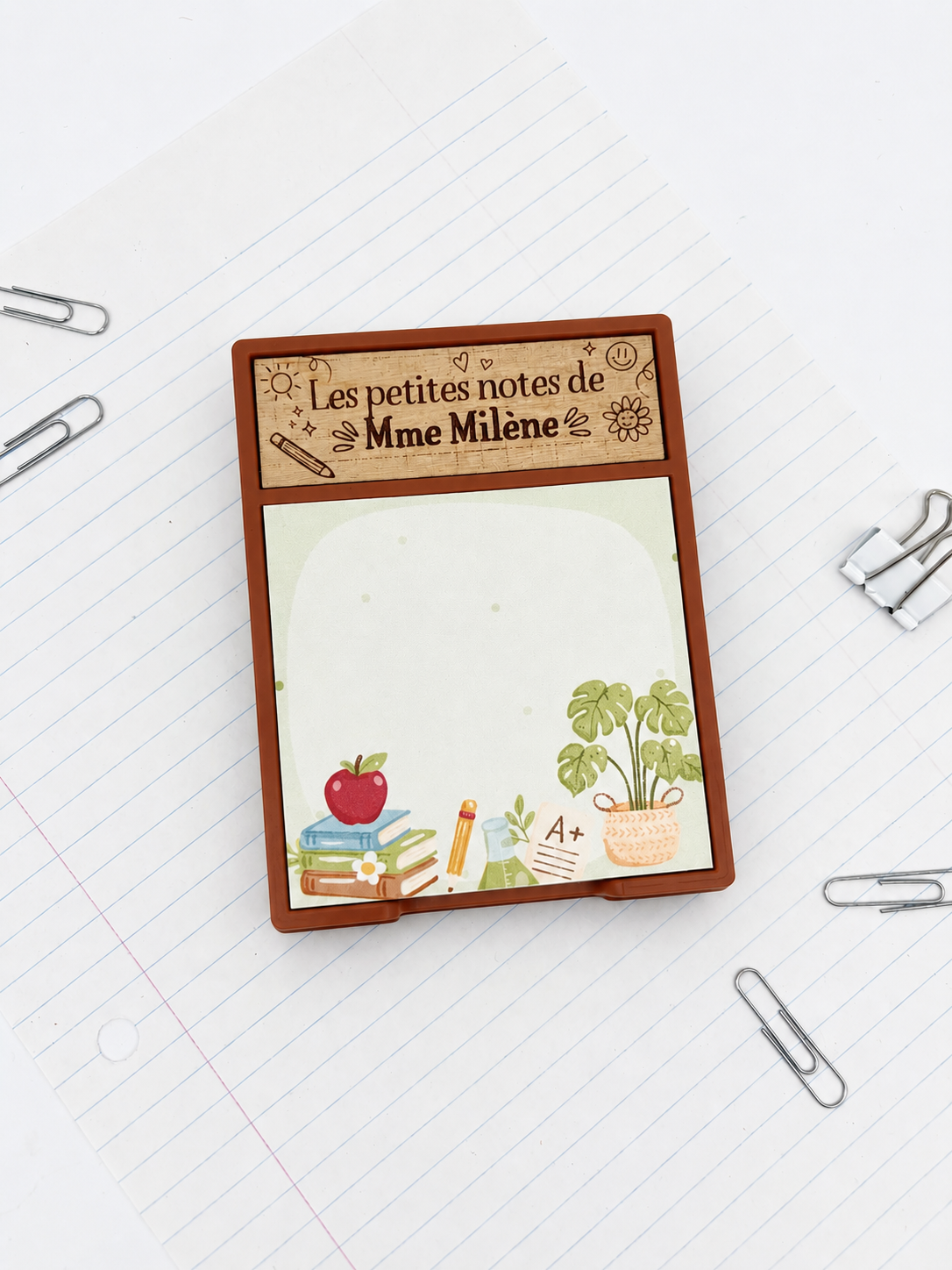 Support à notes autocollantes personnalisé
