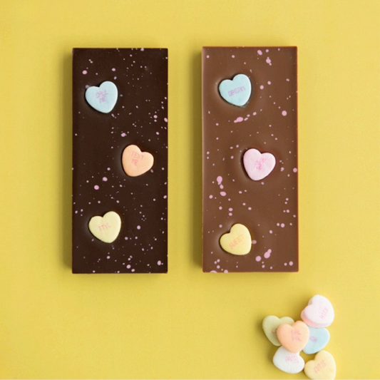 Tablette coeurs bonbon