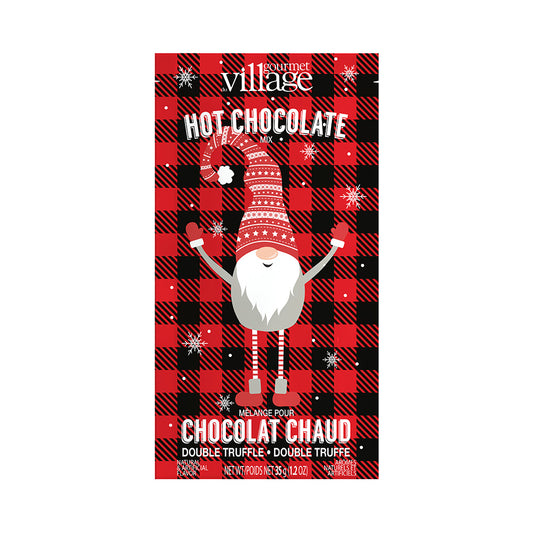 Chocolat chaud - Gnome à carreaux