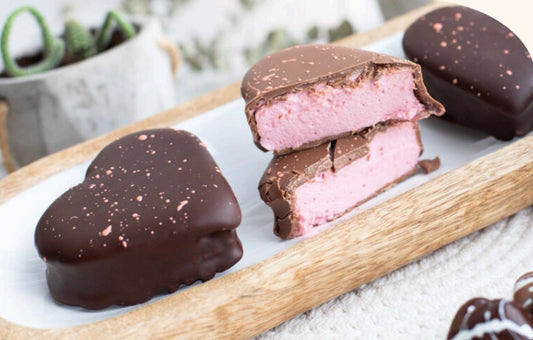 Coeur de guimauve à la framboise