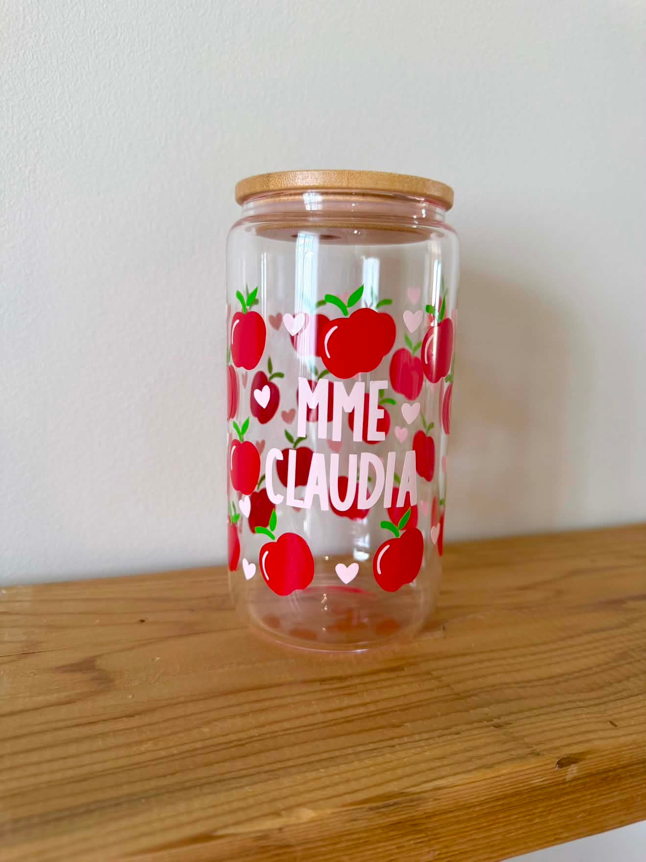 Verre personnalisé - Pommes