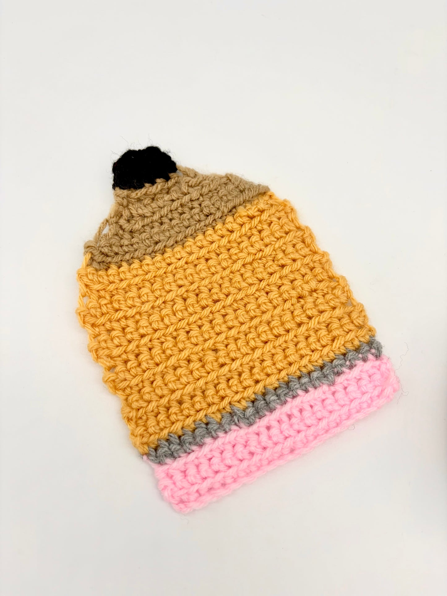 Sous-verre au crochet - Crayon