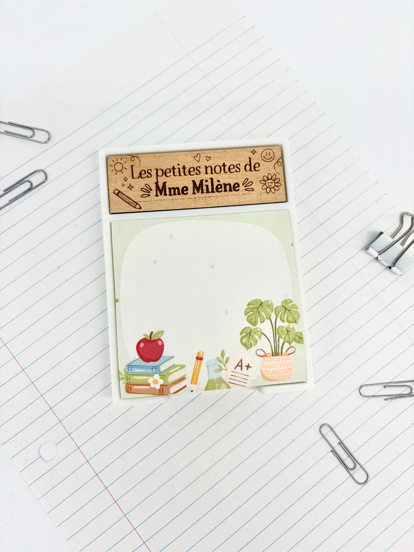 Support à notes autocollantes personnalisé