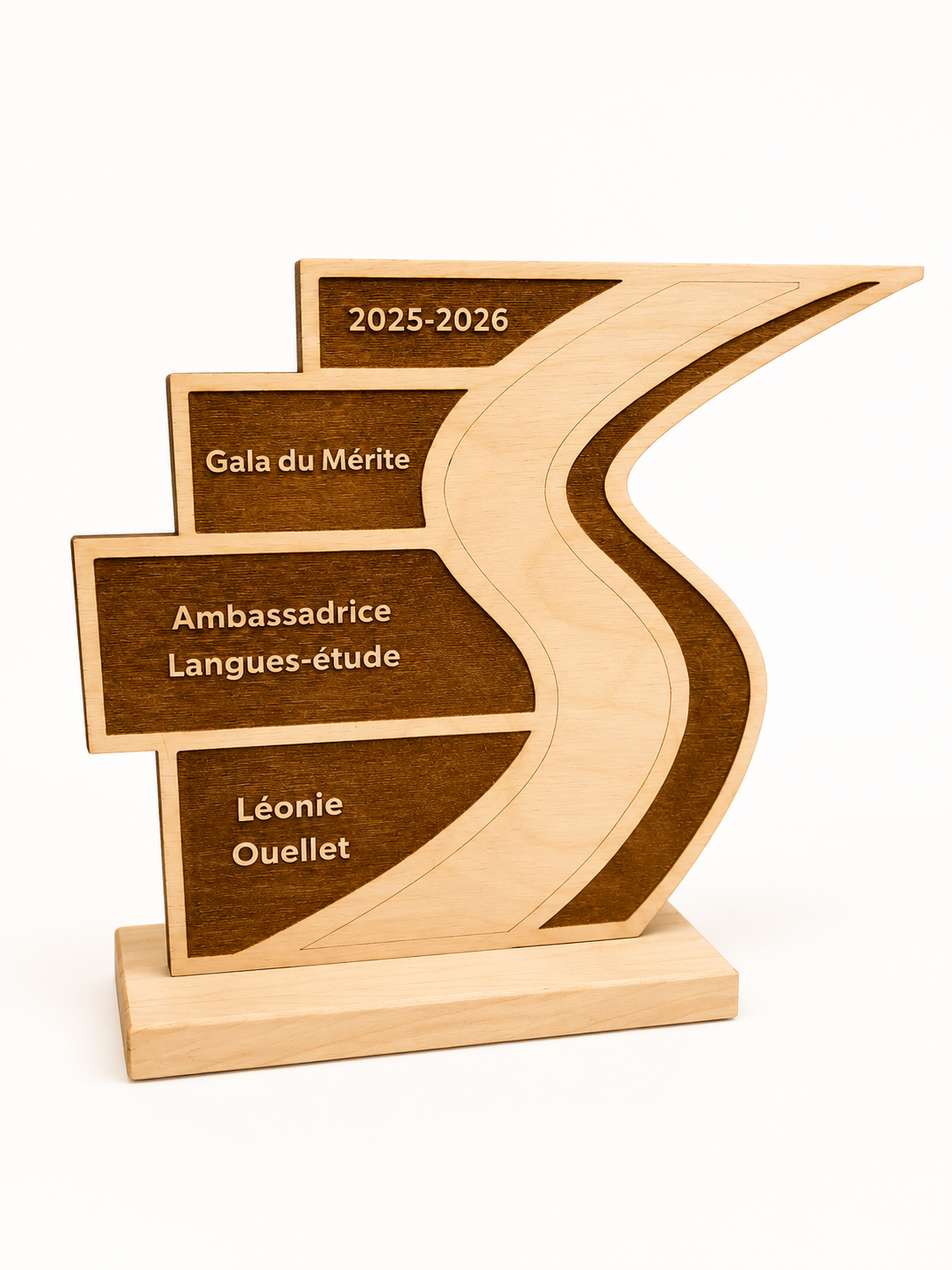 Trophée personnalisé - École secondaire de La Seigneurie de Québec