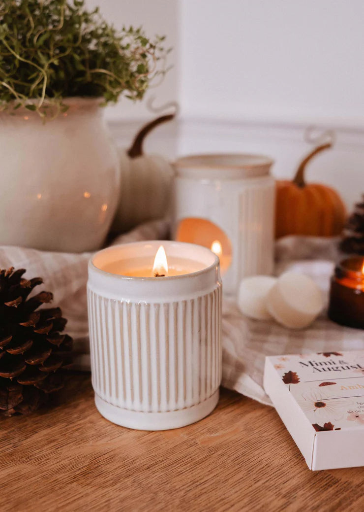 Bougie réutilisable - Ambre