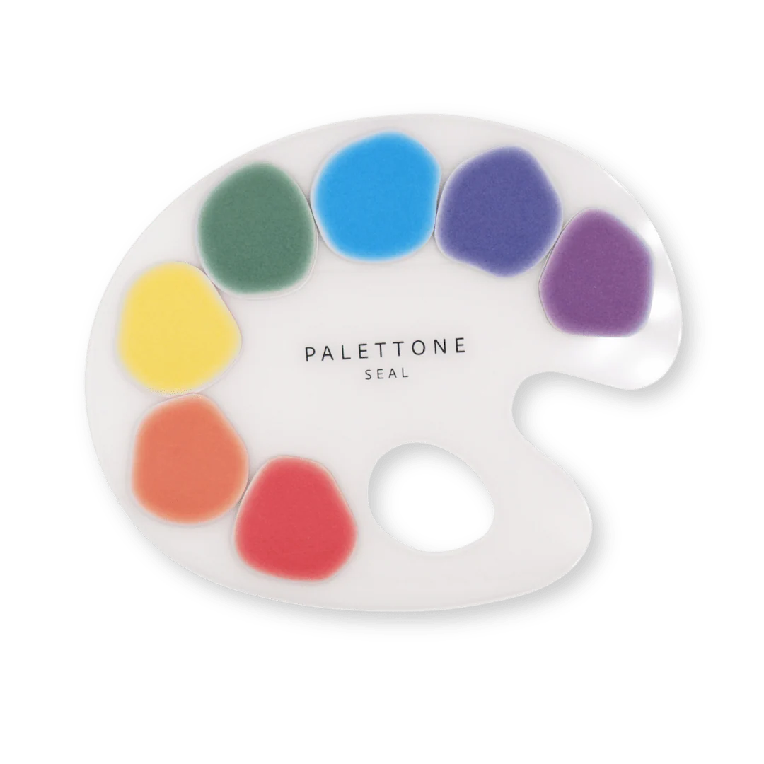 Bloc-note autocollant translucide - Palette de peinture