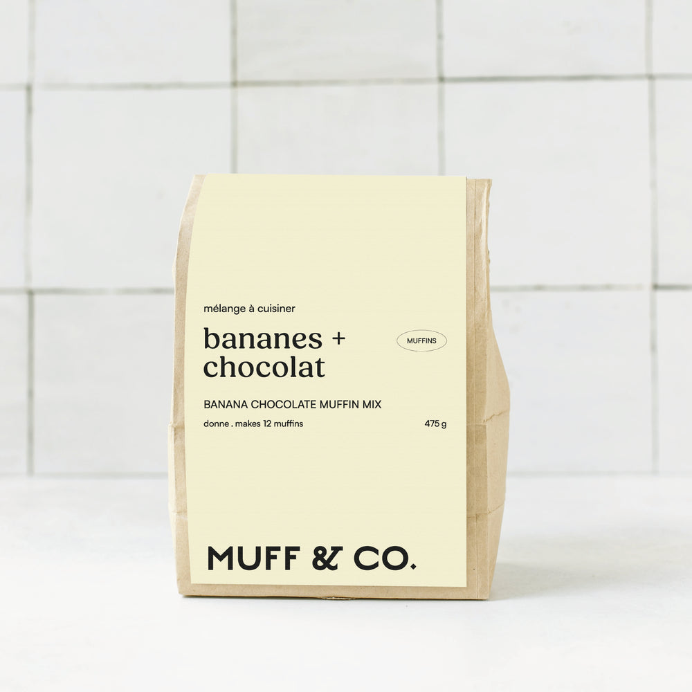 Mélange à muffins - Banane + chocolat
