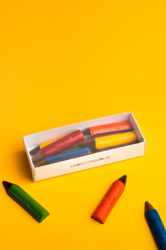 Crayons en chocolat