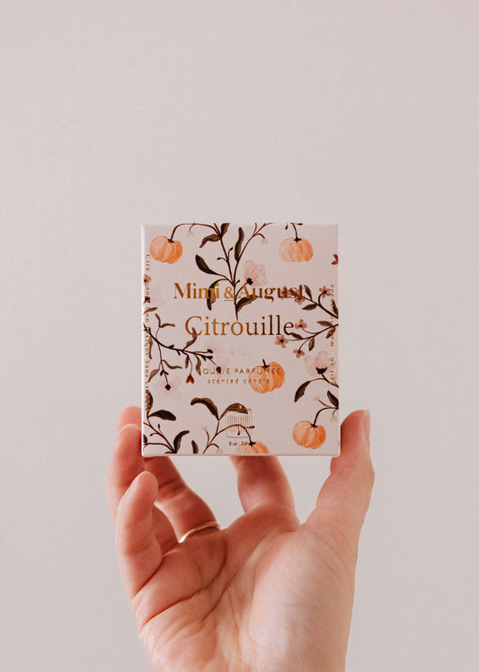 Bougie réutilisable - Citrouille