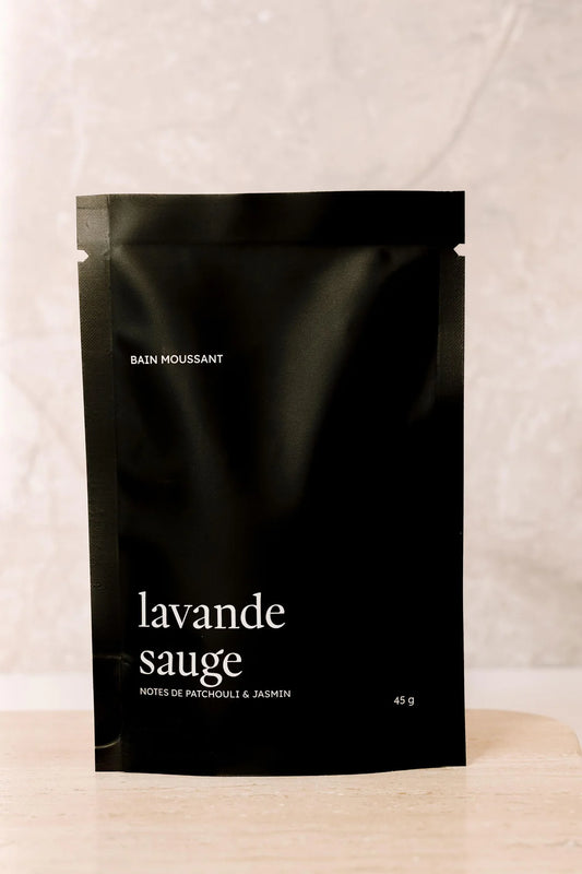 Bain moussant format individuel - Lavande sauge