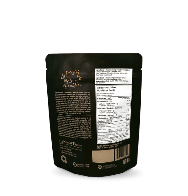 Pacanes à l’Érable - 50g