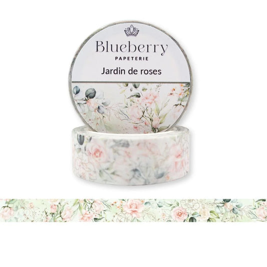 Ruban Washi - Jardin de roses