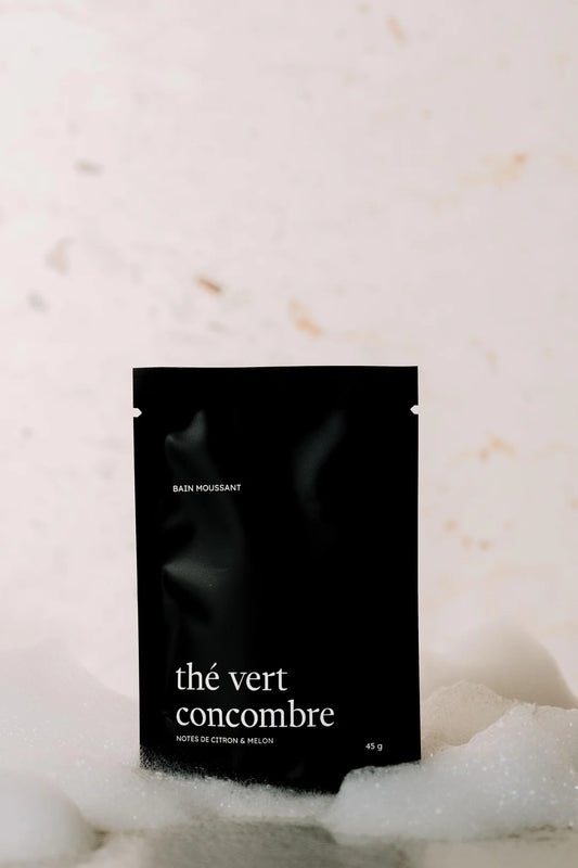 Bain moussant format individuel - Thé vert concombre